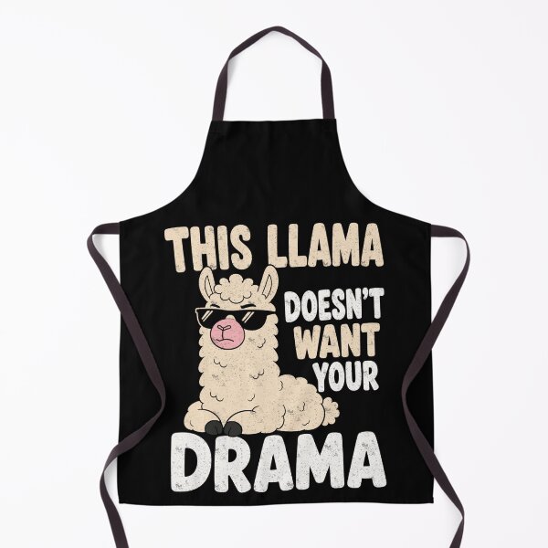 Item preview, This Llama Does Not Want Your Drama Today designed and sold by FreshVibe Prints.