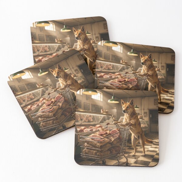 Item preview, Nobody's Happier than a Dingo at the Butcher Shop designed and sold by Tridentulus.