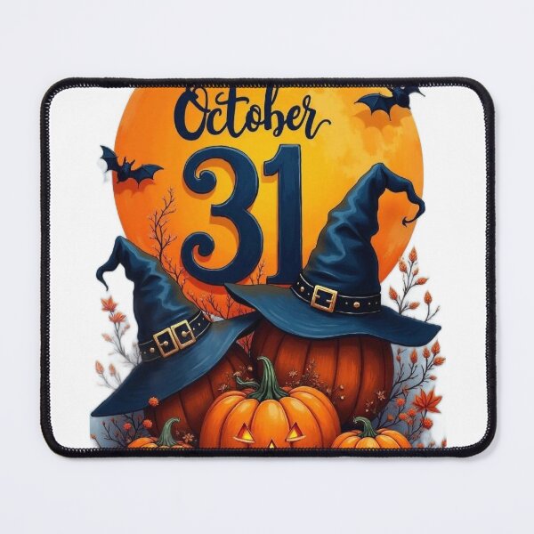 Item preview, Adorable Halloween Ghost with Witch Hat and Pumpkin designed and sold by Hey! your search is end here.