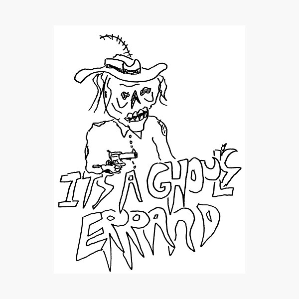 Item preview, Its a Ghouls Errand designed and sold by Gr33zy Art.