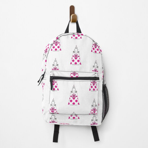 Item preview, The Katy Bag / Pink Peppermint Polka Dot designed and sold by srwdesign.