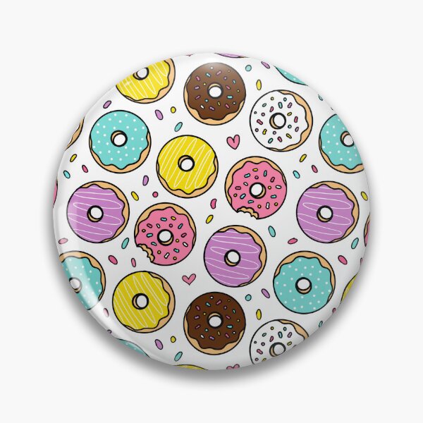 Item preview, Pastel Rainbow Frosted Donuts Pattern designed and sold by CI Creative Design LLC.