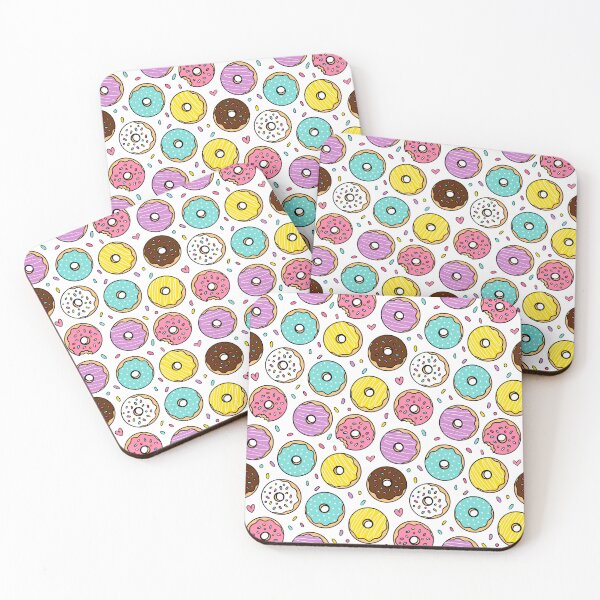 Item preview, Pastel Rainbow Frosted Donuts Pattern designed and sold by CI Creative Design LLC.