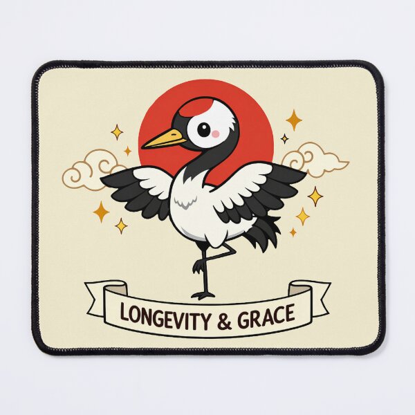 Item preview, Crane of Longevity and Grace designed and sold by PrintSmithArt.