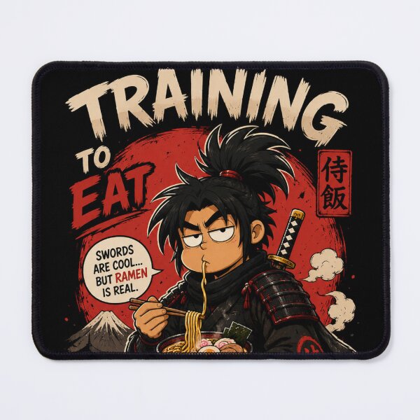 Item preview, Training to Eat Funny Samurai designed and sold by Diablica90.