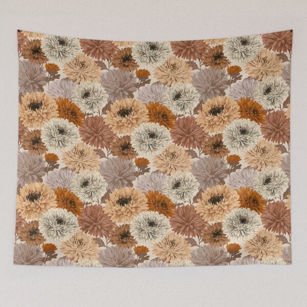 Item preview, Fragrant Chrysanthemum Print - Flower Floral Pattern  - Gifts For Girlfriend designed and sold by RoyalStarsPatts.