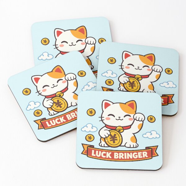 Item preview, Lucky Cat Fortune Bringer designed and sold by PrintSmithArt.