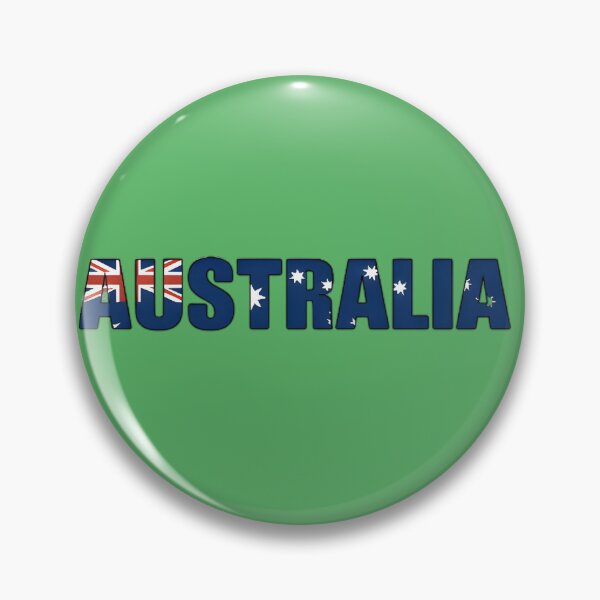 Artikelvorschau, Australia text with flag no background entworfen und verkauft von CreationsNicB.