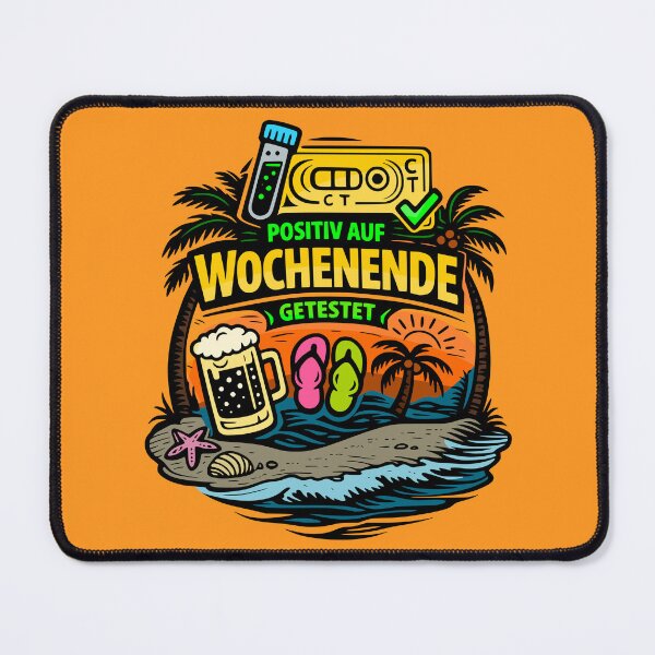 Item preview, Tested positive for weekend motif designed and sold by Pommes im Bett.