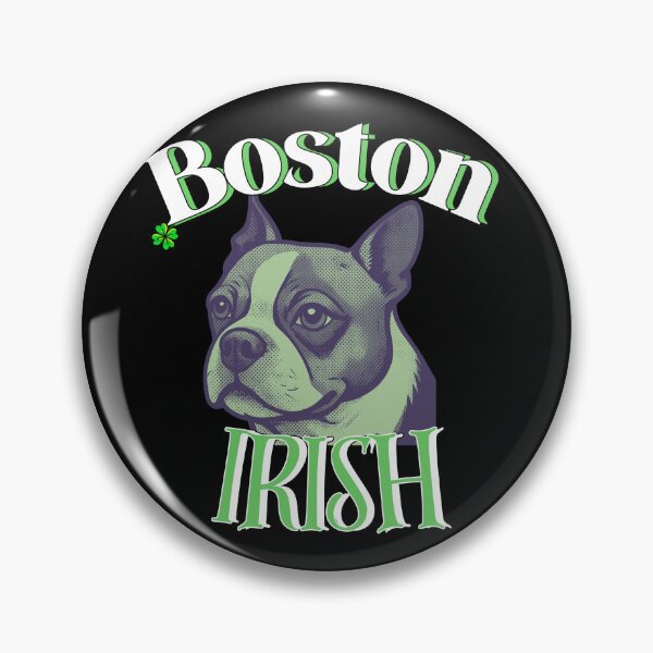 Item preview, Boston Irish | Boston Terrier Lucky Shamrock | Irish Pride designed and sold by SunandShade.