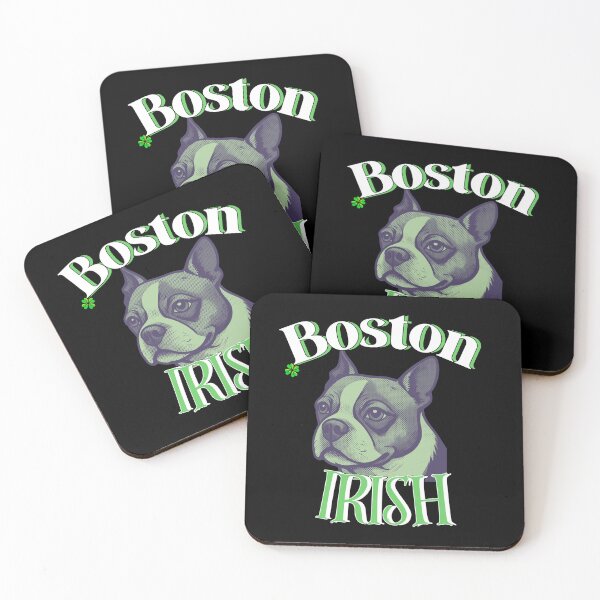 Item preview, Boston Irish | Boston Terrier Lucky Shamrock | Irish Pride designed and sold by SunandShade.