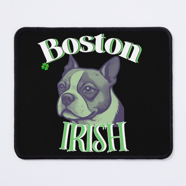Item preview, Boston Irish | Boston Terrier Lucky Shamrock | Irish Pride designed and sold by SunandShade.