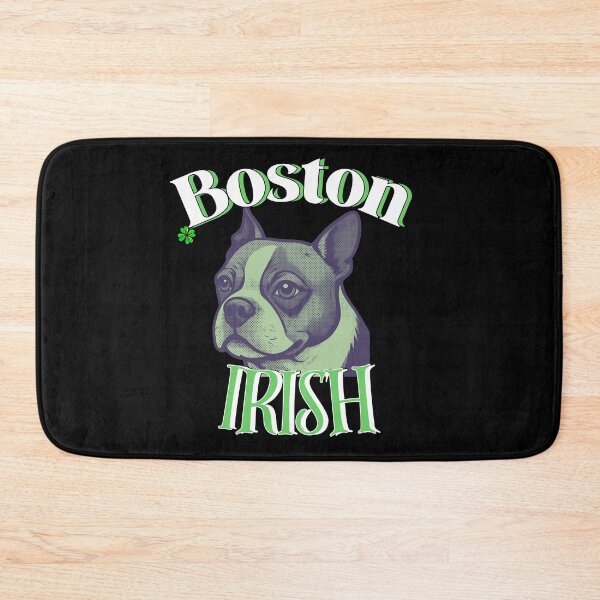 Item preview, Boston Irish | Boston Terrier Trébol de la Suerte | Orgullo Irlandés designed and sold by SunandShade.