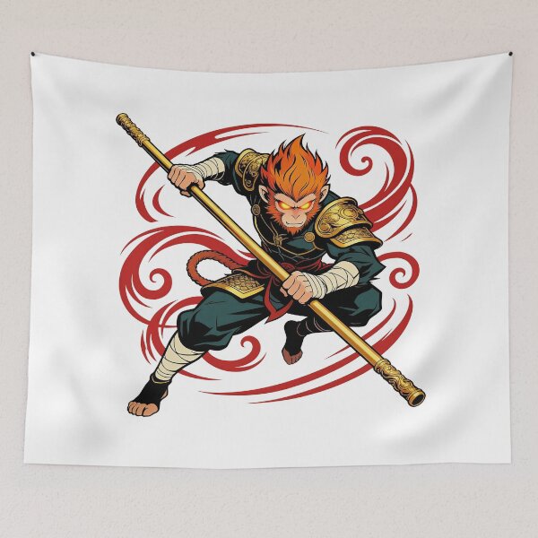 Item preview, Monkey King Sun Wukong Staff Warrior designed and sold by blindninja.