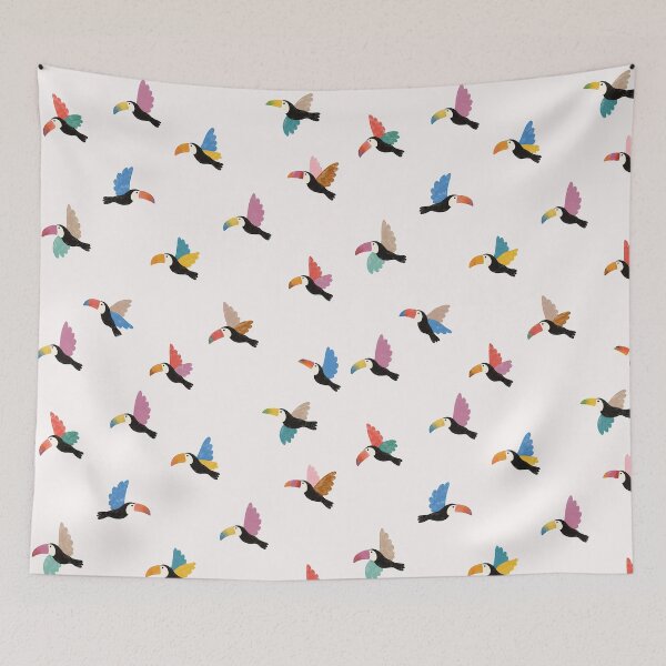 Item preview, Tropical Toucan Pattern Seamless Design designed and sold by Islabonita..