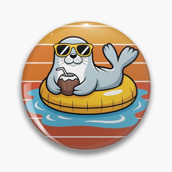 Item preview, Neil the Seal designed and sold by HappyDoodle11.