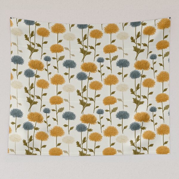 Item preview, Petaled Chrysanthemum Texture  - Flower Garden Pattern  - Gifts For Grandma designed and sold by RoyalStarsPatts.