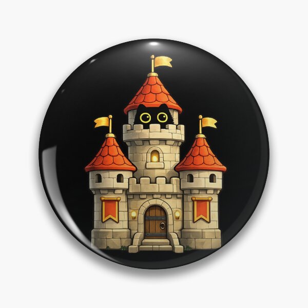Item preview, Cute Black Cat Castle — Royal Guard designed and sold by Dream Machine.