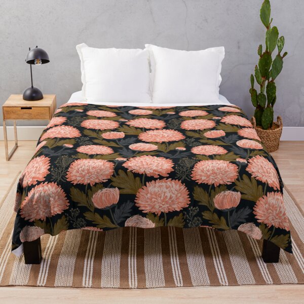 Item preview, Radiant Chrysanthemum Floral - Birth Flower Pattern - Gifts For Guys designed and sold by RoyalStarsPatts.