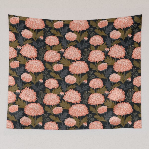 Item preview, Radiant Chrysanthemum Floral  - Birth Flower Pattern  - Gifts For Guys designed and sold by RoyalStarsPatts.
