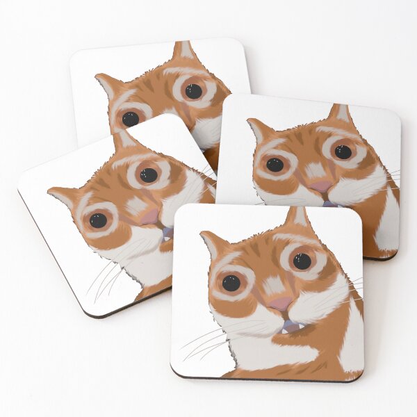 Item preview, Orange funny cat designed and sold by Juntixfae.