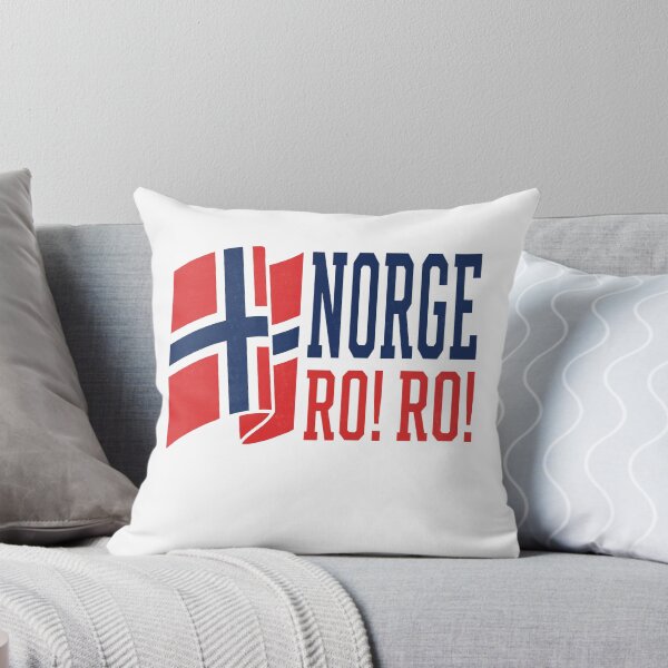 Item preview, Norge Ro Ro Norway Flag Supporter Pride Chant designed and sold by FreshVibe Prints.