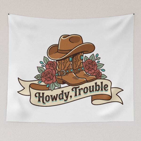 Item preview, Howdy, Trouble designed and sold by Tantessa.