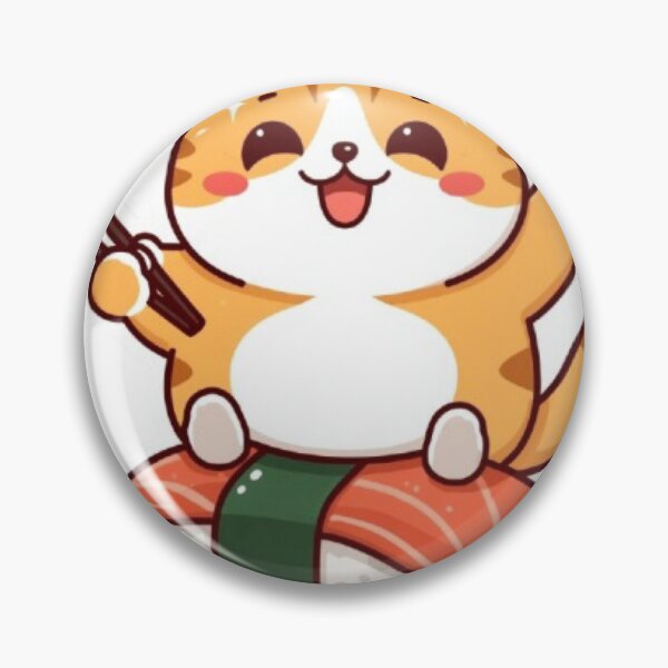 Item preview, Cute Sushi Cat Kawaii Sticker | Adorable Japanese Food Cat Gift designed and sold by Stylestickers55.