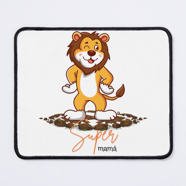 Item preview, Super Mama Cartoon Lion Cub designed and sold by ZionArts1.