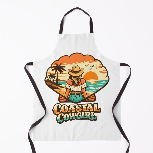 Item preview, Coastal Cowgirl Retro Beach Sunset Western Boho Summer Vibes designed and sold by Artycom.