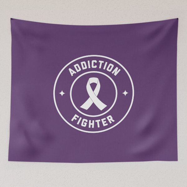 Item preview, Addiction Fighter | Addiction Recovery Ribbon #6 designed and sold by SalahBlt.