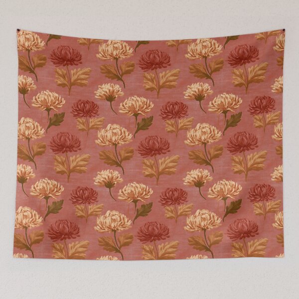 Item preview, Vibrant Chrysanthemum Texture  - Flower Bouquet Pattern  - Gifts For Him designed and sold by RoyalStarsPatts.