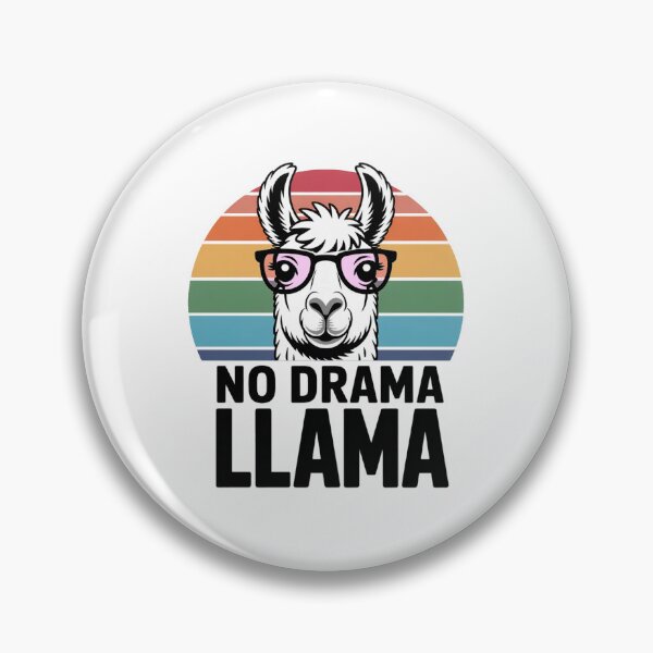 Item preview, No drama Llama Illustration designed and sold by adnane1081.