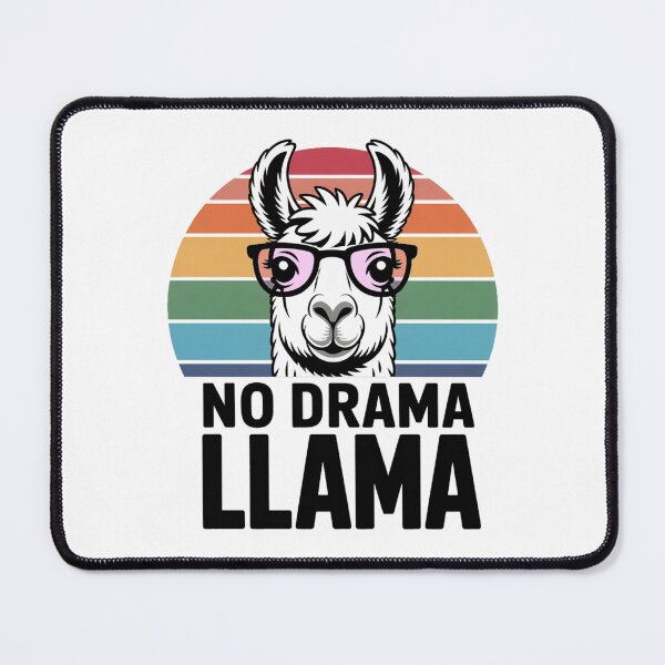 Item preview, No drama Llama Illustration designed and sold by adnane1081.