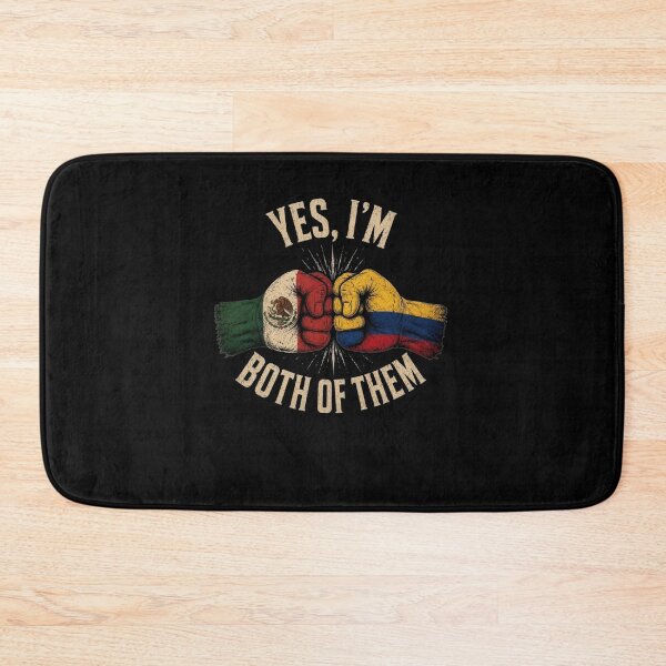 Item preview, Half Colombian Half Mexican Flag Map DNA Mexico Colombia designed and sold by clothesy7.