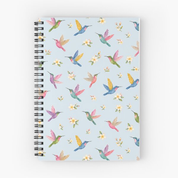 Item preview, Seamless Tropical Hummingbird Pattern with Plumeria Flowers designed and sold by Islabonita..