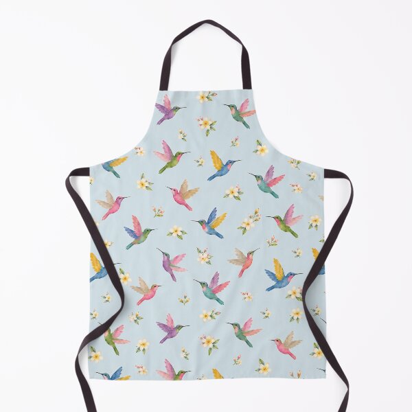 Item preview, Seamless Tropical Hummingbird Pattern with Plumeria Flowers designed and sold by Islabonita..