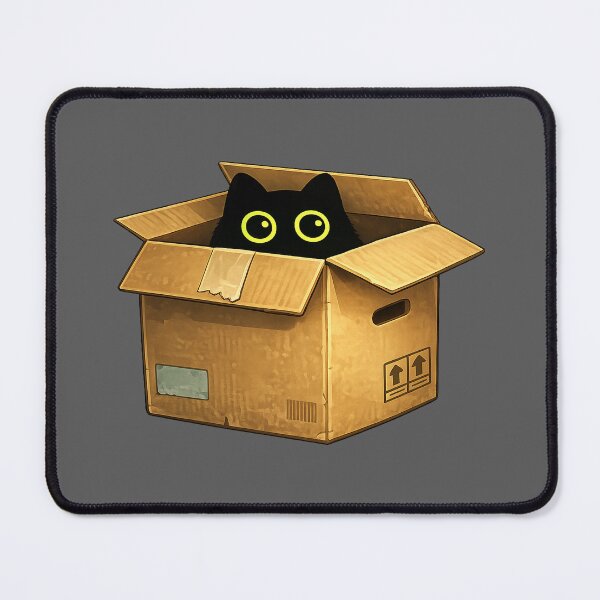 Item preview, Cute Black Cat Box — Special Delivery designed and sold by Dream Machine.