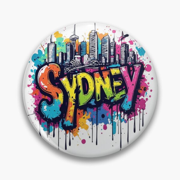 Item preview, Sydney Graffiti Skyline Urban Street Art designed and sold by GraffiCity.