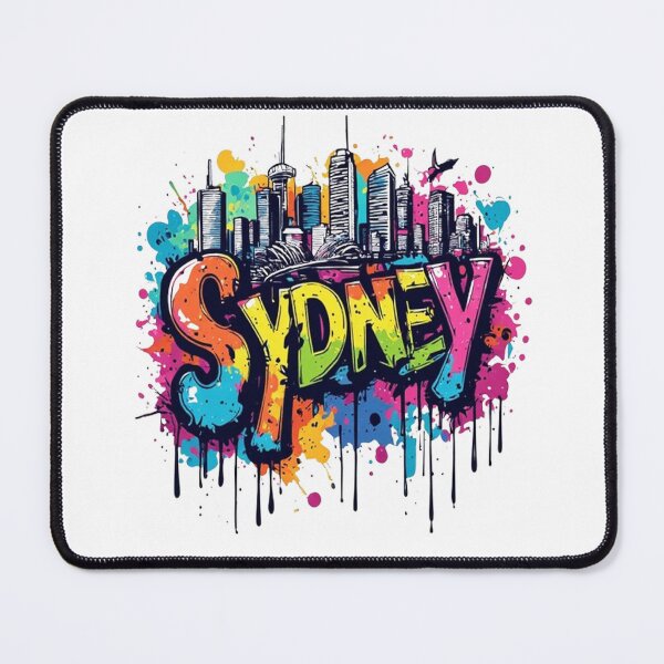 Item preview, Sydney Graffiti Skyline Urban Street Art designed and sold by ROVVI.