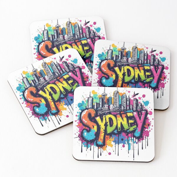 Item preview, Sydney Graffiti Skyline Urban Street Art designed and sold by GraffiCity.