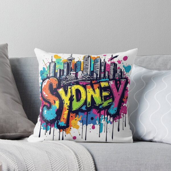 Item preview, Sydney Graffiti Skyline Urban Street Art designed and sold by GraffiCity.