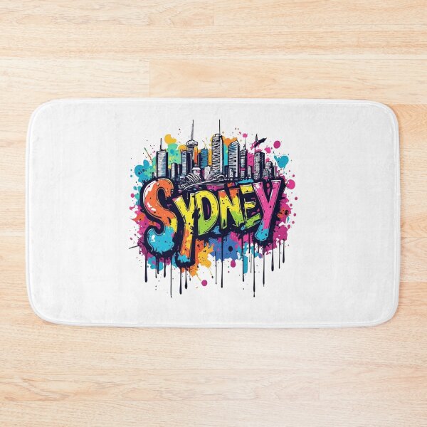 Item preview, Sydney Graffiti Skyline Urban Street Art designed and sold by GraffiCity.