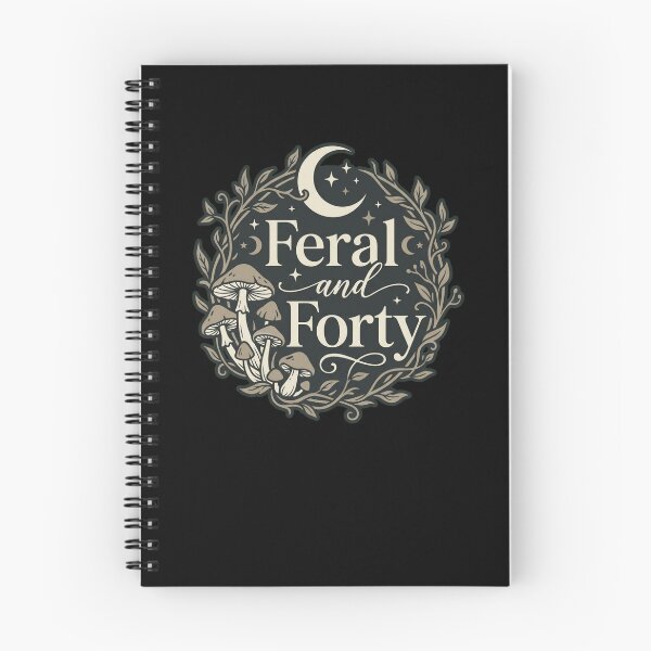 Item preview, Feral and Forty Untamed 40th Birthday Design designed and sold by snowry.