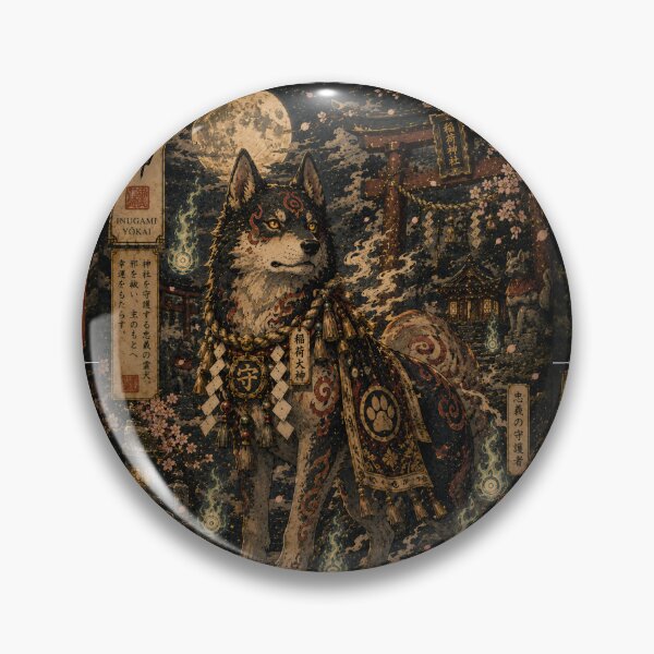 Item preview, Inugami Yokai – Guardian of the Sacred Shrine | Yokai Zodiac Collection designed and sold by KMChronicles.