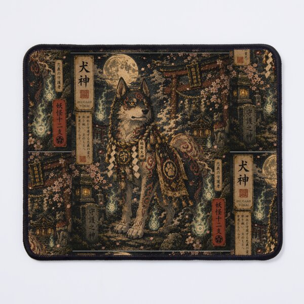 Item preview, Inugami Yokai – Guardian of the Sacred Shrine | Yokai Zodiac Collection designed and sold by KMChronicles.