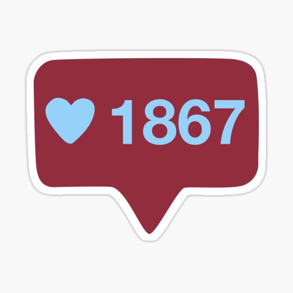 1867 likes Sticker