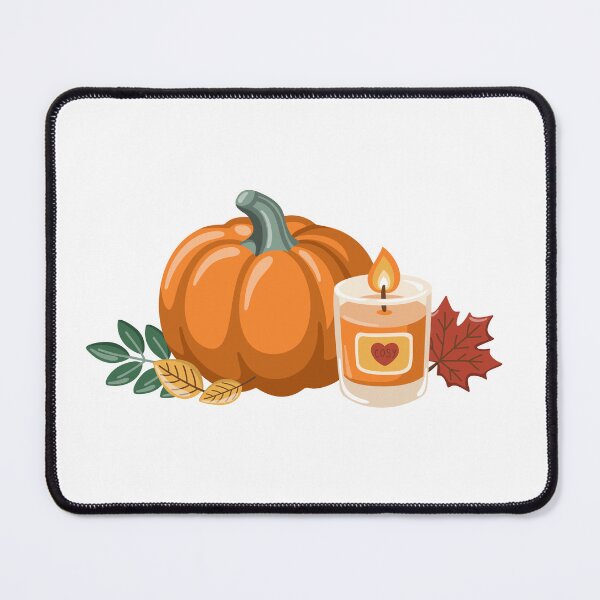 Item preview, Cozy Autumn Pumpkin Candle designed and sold by EvLip-Artist.
