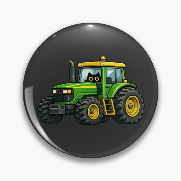 Item preview, Cute Black Cat Tractor — Farm Fresh designed and sold by Dream Machine.