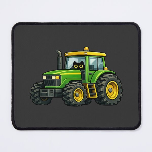 Item preview, Cute Black Cat Tractor — Farm Fresh designed and sold by Dream Machine.